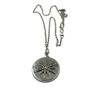 Contempo Ice Starburst Convertible Locket Necklace